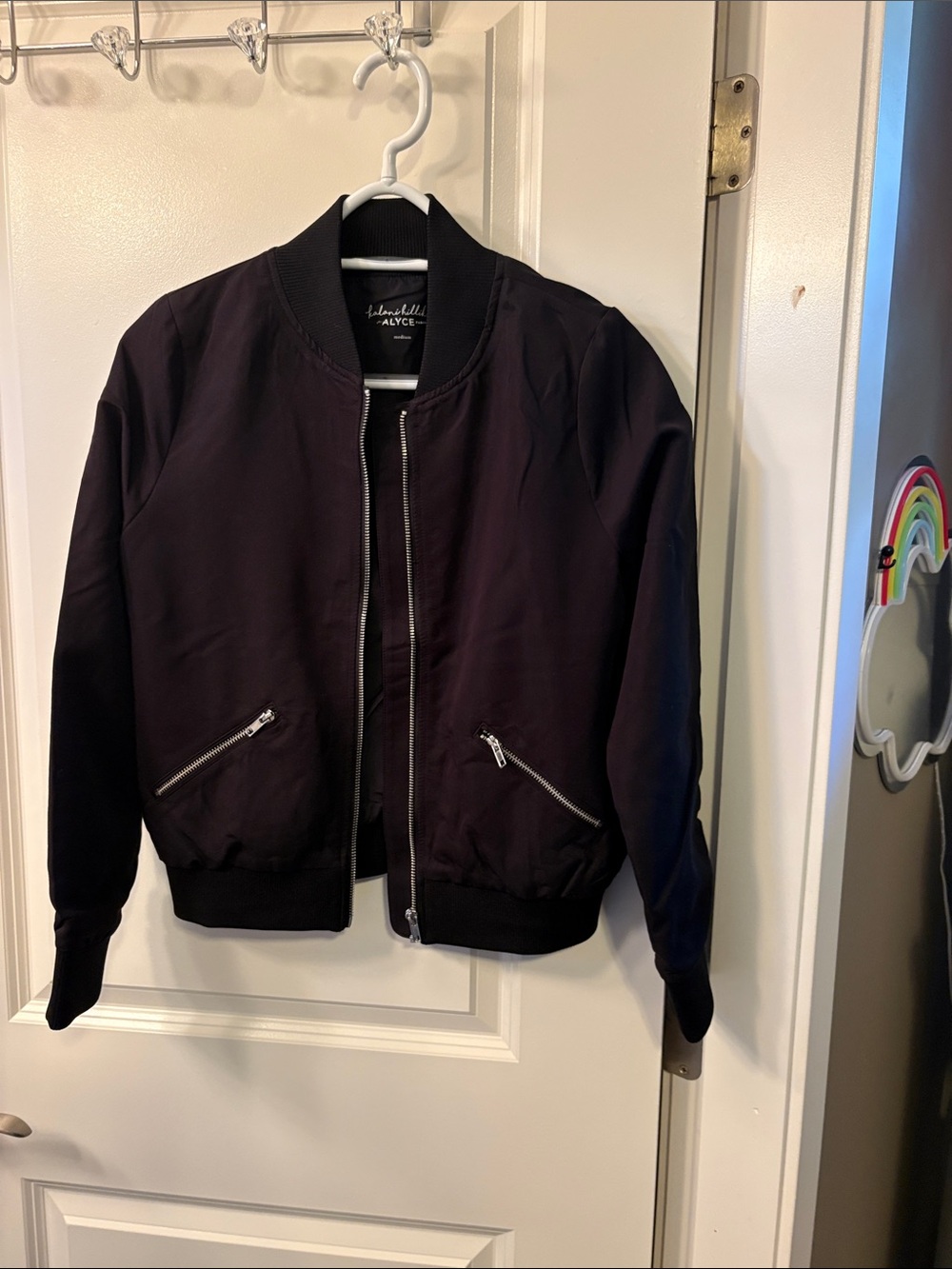 Black Bomber Jacket